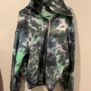 Size small Victoria secret oversized zip-up hoodie